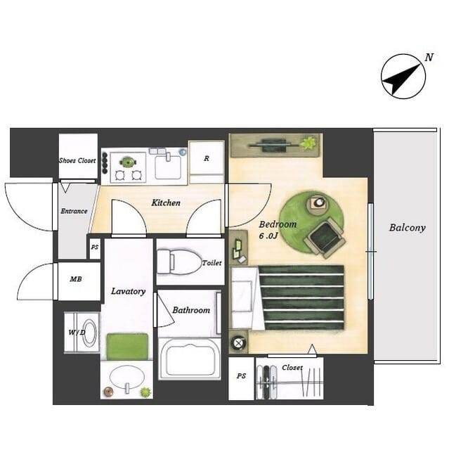 ミレドゥーエ門前仲町 201