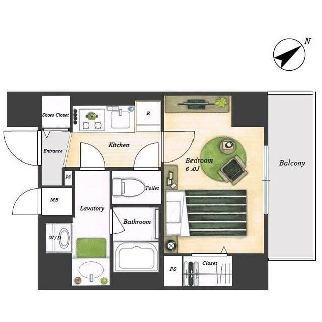 ミレドゥーエ門前仲町 501