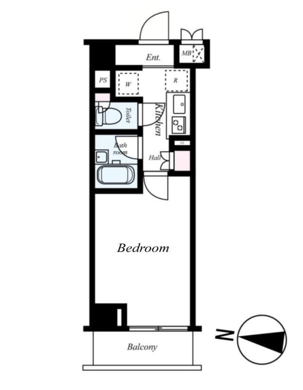 ルーブル池上伍番館 303 間取り図