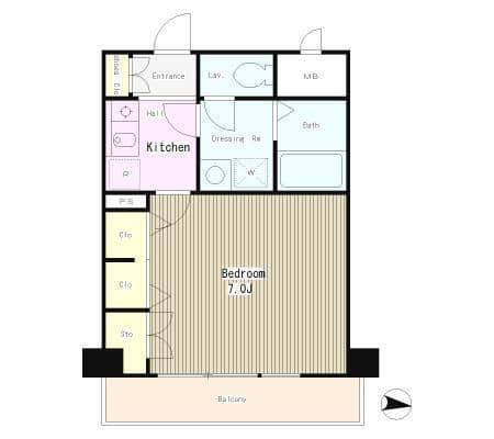 Casa Lucia 402 間取り図