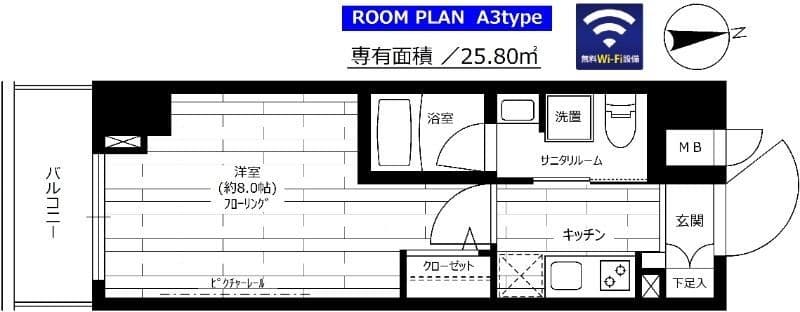 ステージグランデ上野松が谷 902 間取り図