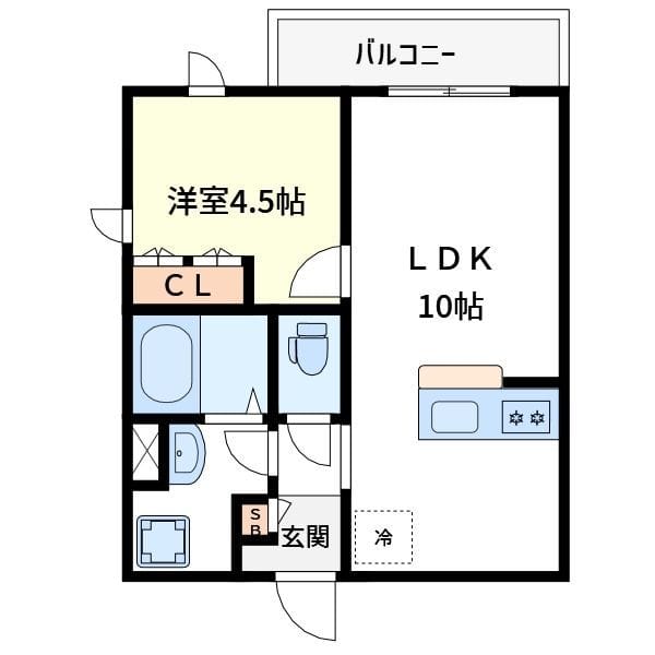 プラネッツ 201 間取り図