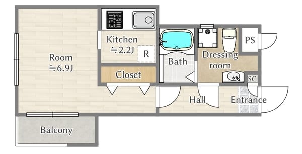 アムロゼッタ四ッ谷 206