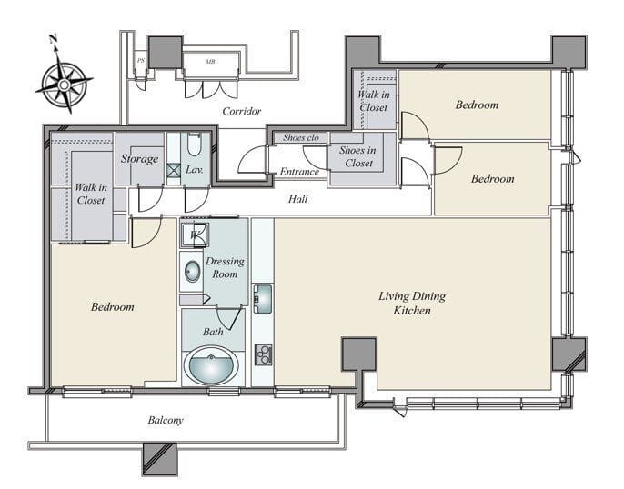 パークコート麻布十番ザ タワー 3606