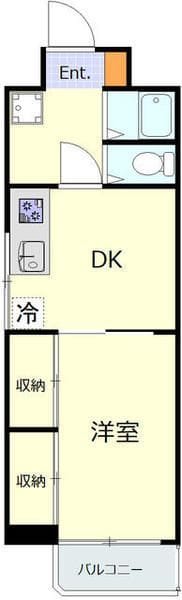 ルミネ日本橋 1104 間取り図
