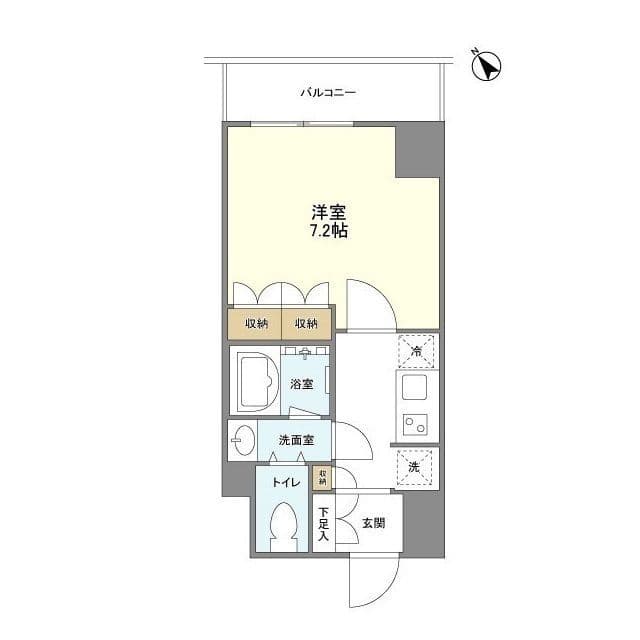 KURAMAE214 1202 間取り図