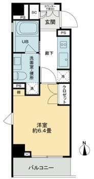 ベルファース奥沢 0203 間取り図