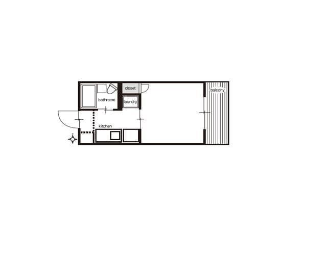 イーグル駒場マンション 306 間取り図