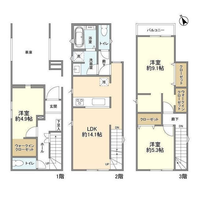 Kolet川口芝塚原#03 16.9万円/入力なし/なし 間取り図