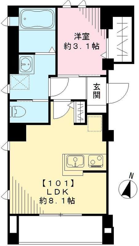 ヴェルデブレッツア等々力 101