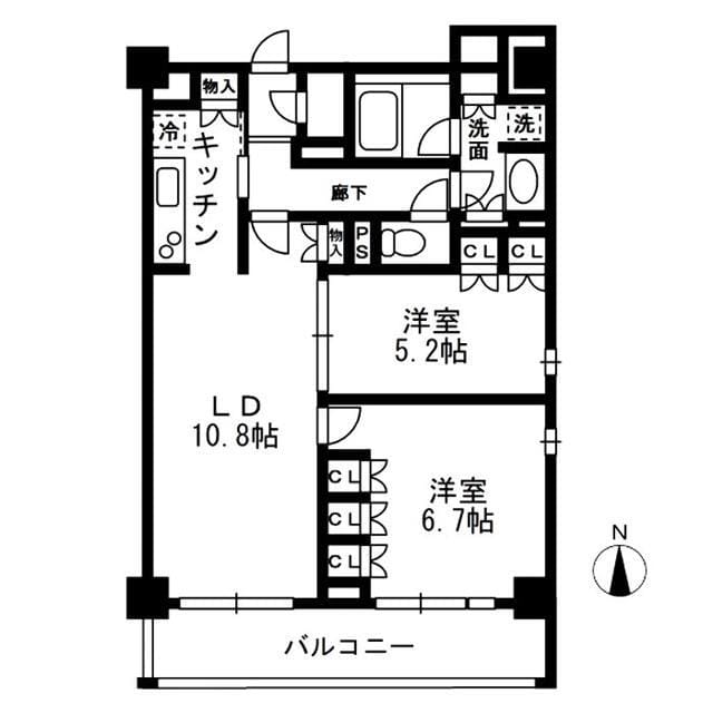 レジディア中落合B棟 701