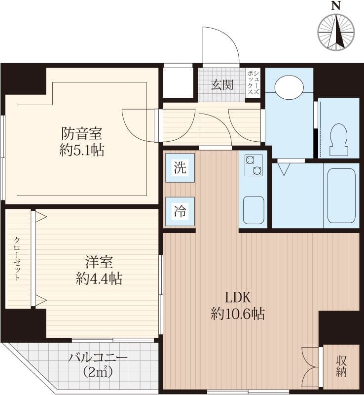 TOSCA大山 501 間取り図