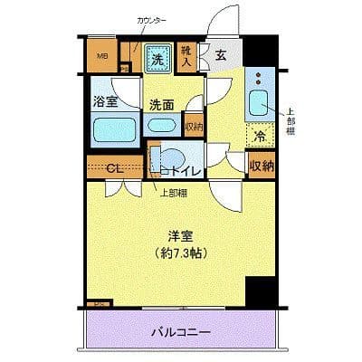 ガリシア用賀 303 間取り図