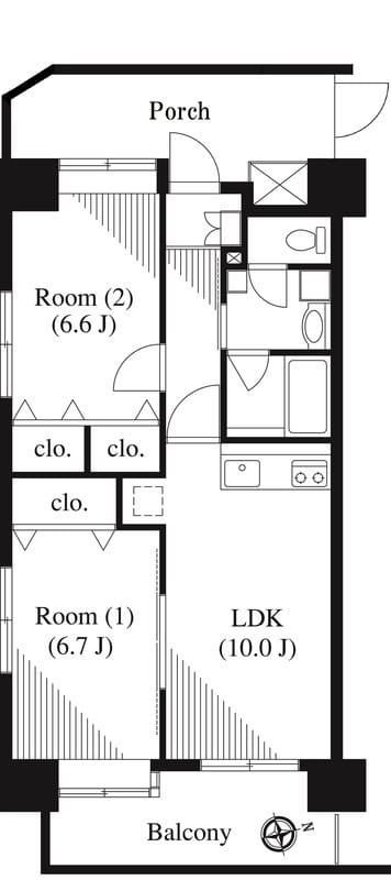 タケノヤハイツ錦町 604
