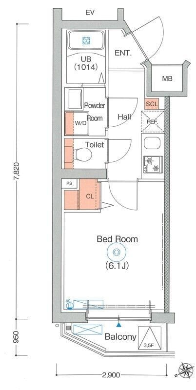 エストゥルースプラス川崎 204