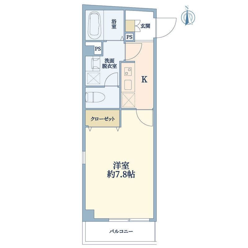 グランツ松嶋 204 間取り図