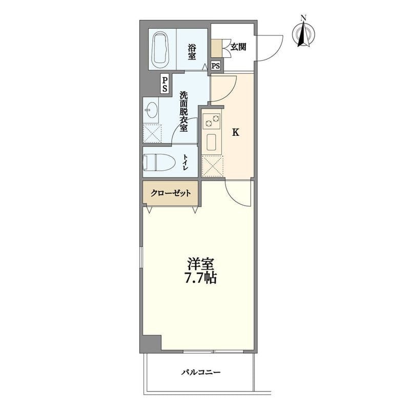 グランツ松嶋 404 間取り図