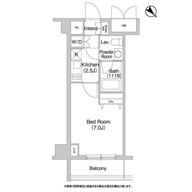 コンフォリア豊洲 0414 間取り図