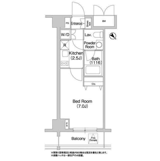 コンフォリア豊洲 0420 間取り図