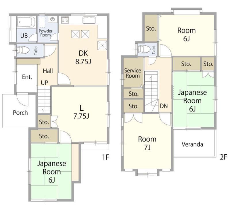 関町北4丁目戸建 18万円/なし/なし 間取り図