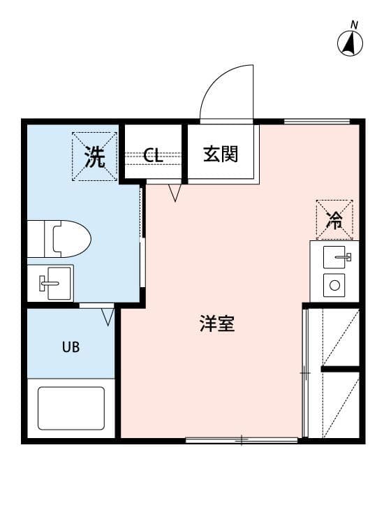 GLICION蓮根 301 間取り図