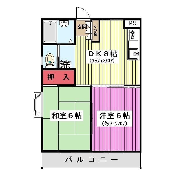 パークサイド三田 303 間取り図