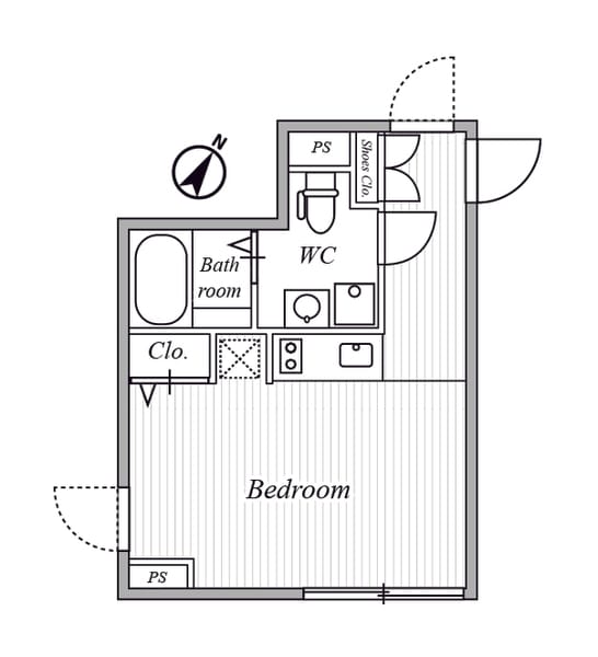 ASTILE三軒茶屋Ⅳ 203 間取り図