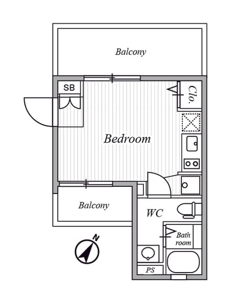 ASTILE三軒茶屋Ⅳ 402 間取り図