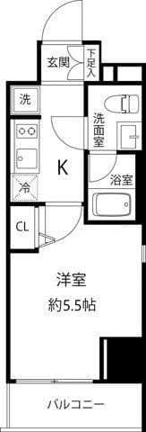 T’s garden東池袋(旧T’s garden大塚) 1101 間取り図