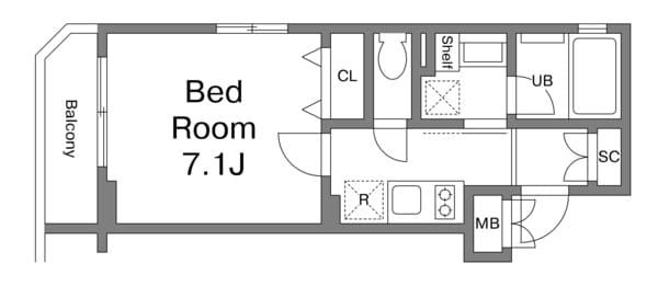 エヌフラット中目黒 201