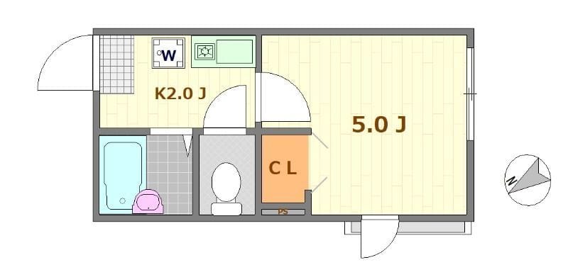 ノーザンロード江北 202