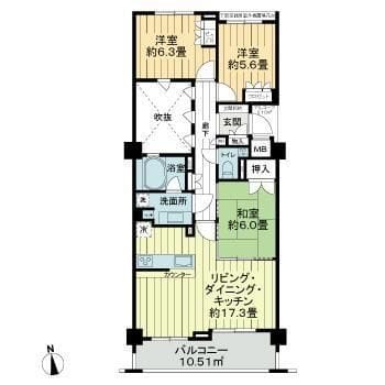 レクセル荻窪 0507 間取り図