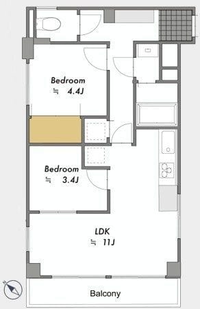 洗足池マンション 712