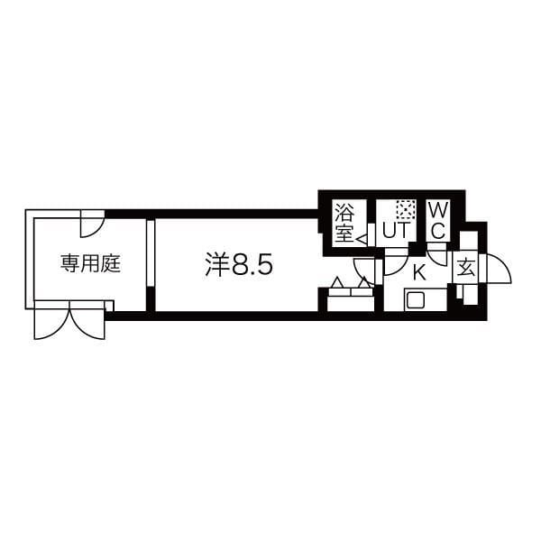 ルネサンスコート祐天寺 104 間取り図