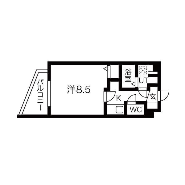 ルネサンスコート祐天寺 301 間取り図