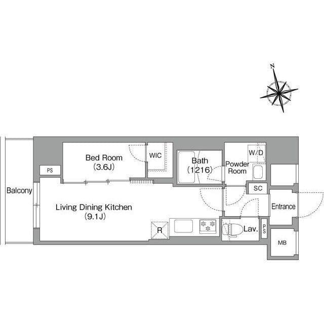 コンフォリア・リヴ南砂町EAST 0702