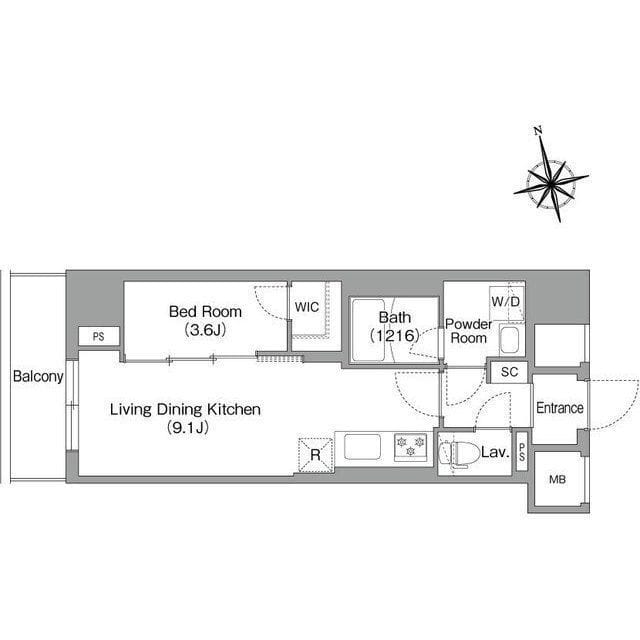 コンフォリア・リヴ南砂町EAST 0902