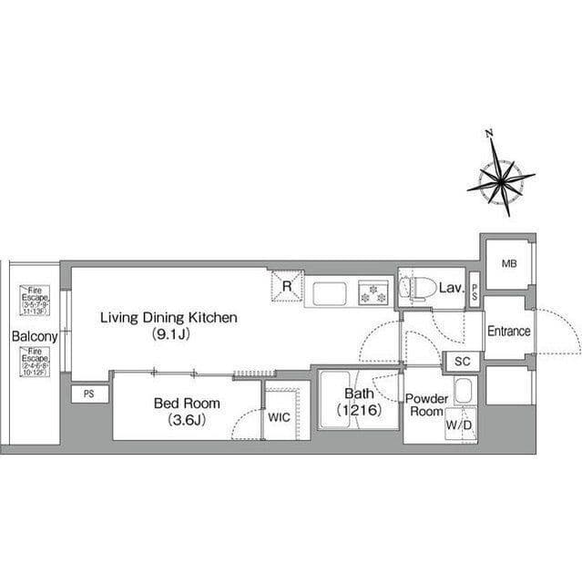 コンフォリア・リヴ南砂町EAST 1301