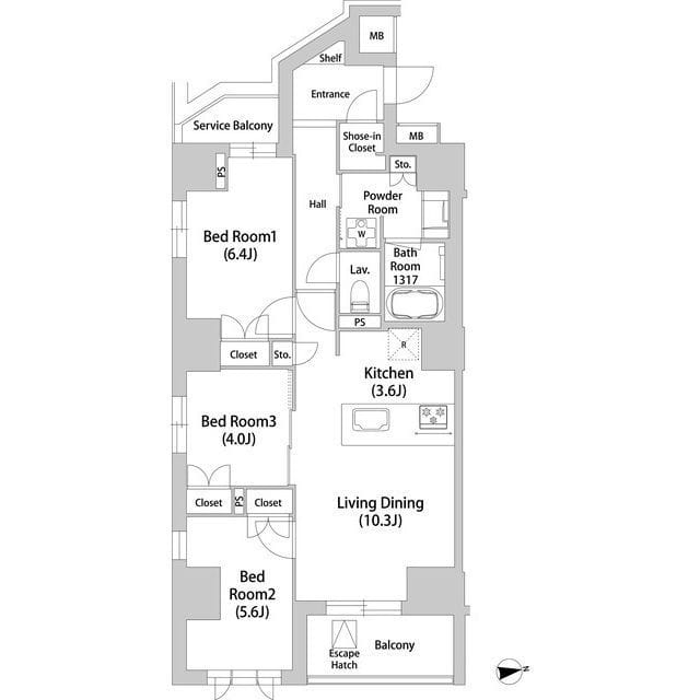 広尾ヴィラスクエア 0402