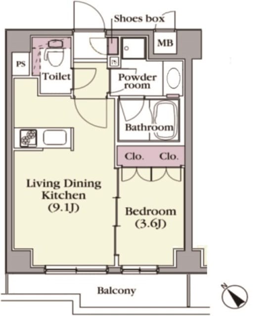 プラチナコート中目黒 202