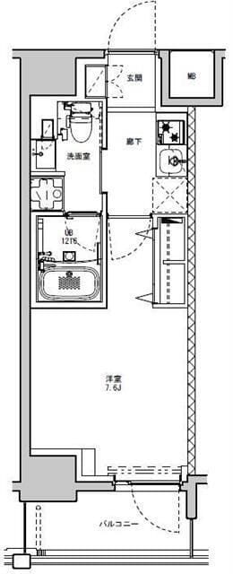 S-RESIDENCE板橋大山 405 間取り図