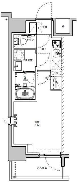 S-RESIDENCE板橋大山 501 間取り図