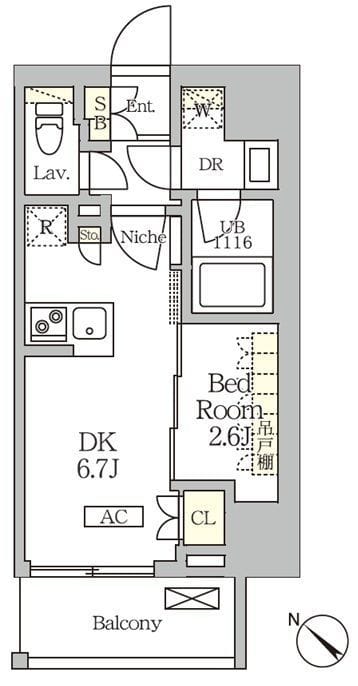ARKMARK大塚 402 間取り図