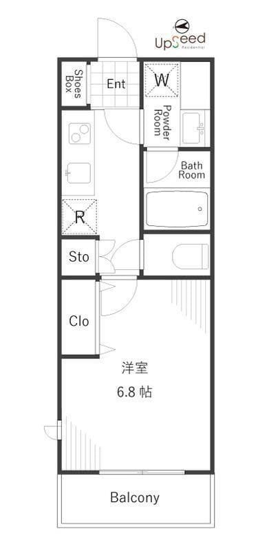 ベラスウィータ高田馬場 408 間取り図