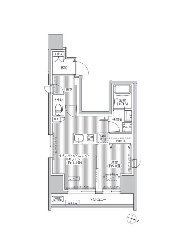 グラン,フォークス神田イーストタワー 906