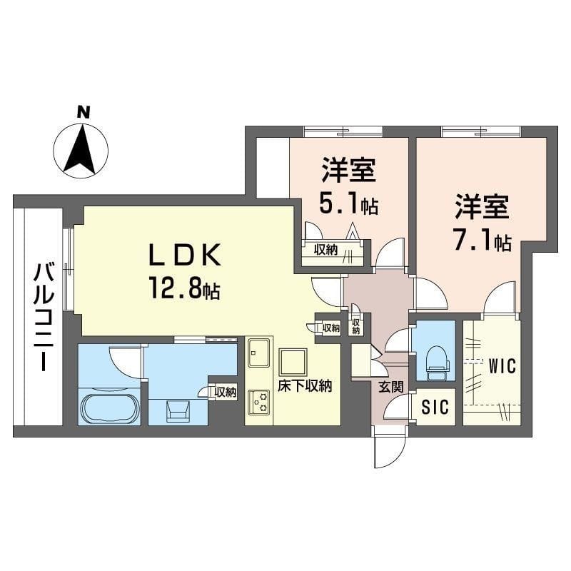 ル ヴァン フレ 101 間取り図