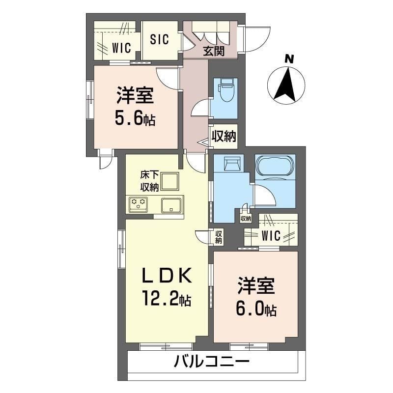 ル ヴァン フレ 102 間取り図