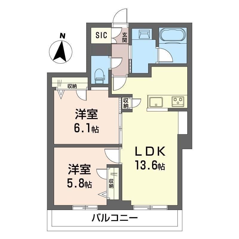 ル ヴァン フレ 205 間取り図