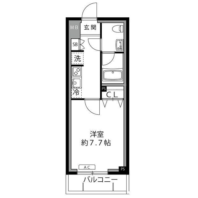 LOC'S IKUTA 310 間取り図