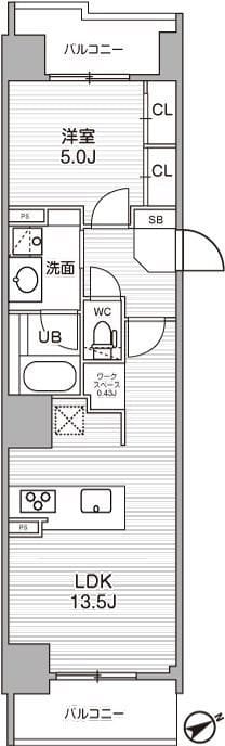 シーズンフラッツ武蔵小山 402